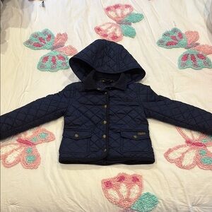 Polo by Ralph Lauren Blue Puffer Jacket with Hood